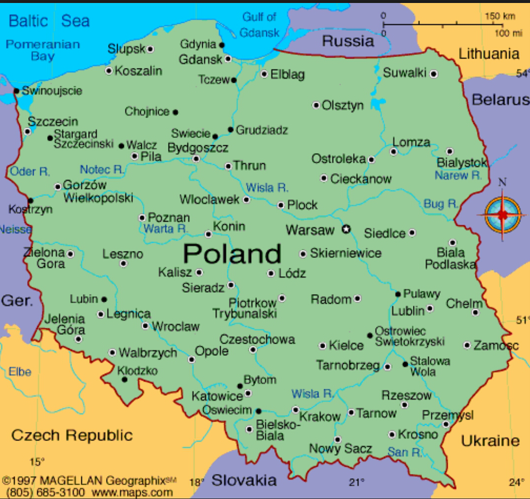 Географическая карта польши. Карта Польши с городами подробная. Польша на карте. Политическая карта Польши.